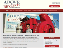 Tablet Screenshot of aboveandbeyondomaha.com